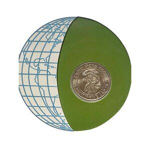 1976 Franklin Mint Grow More Food 25 Cents Coin With Certificate Of Authenticity